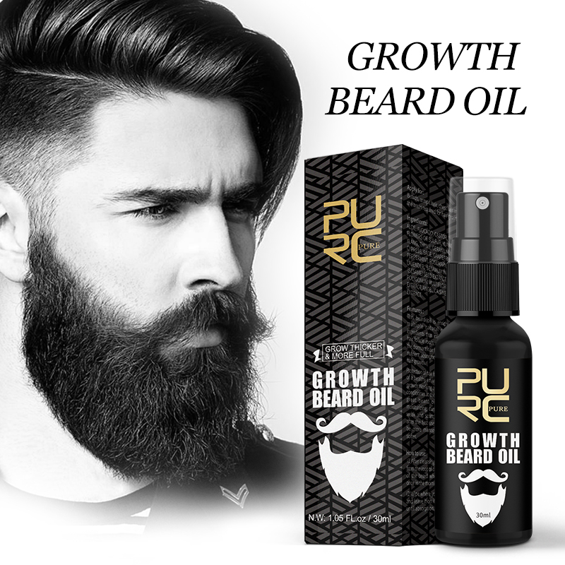 Mens Grooming Treatment - PURC-Huile de Croissance de Barbe pour