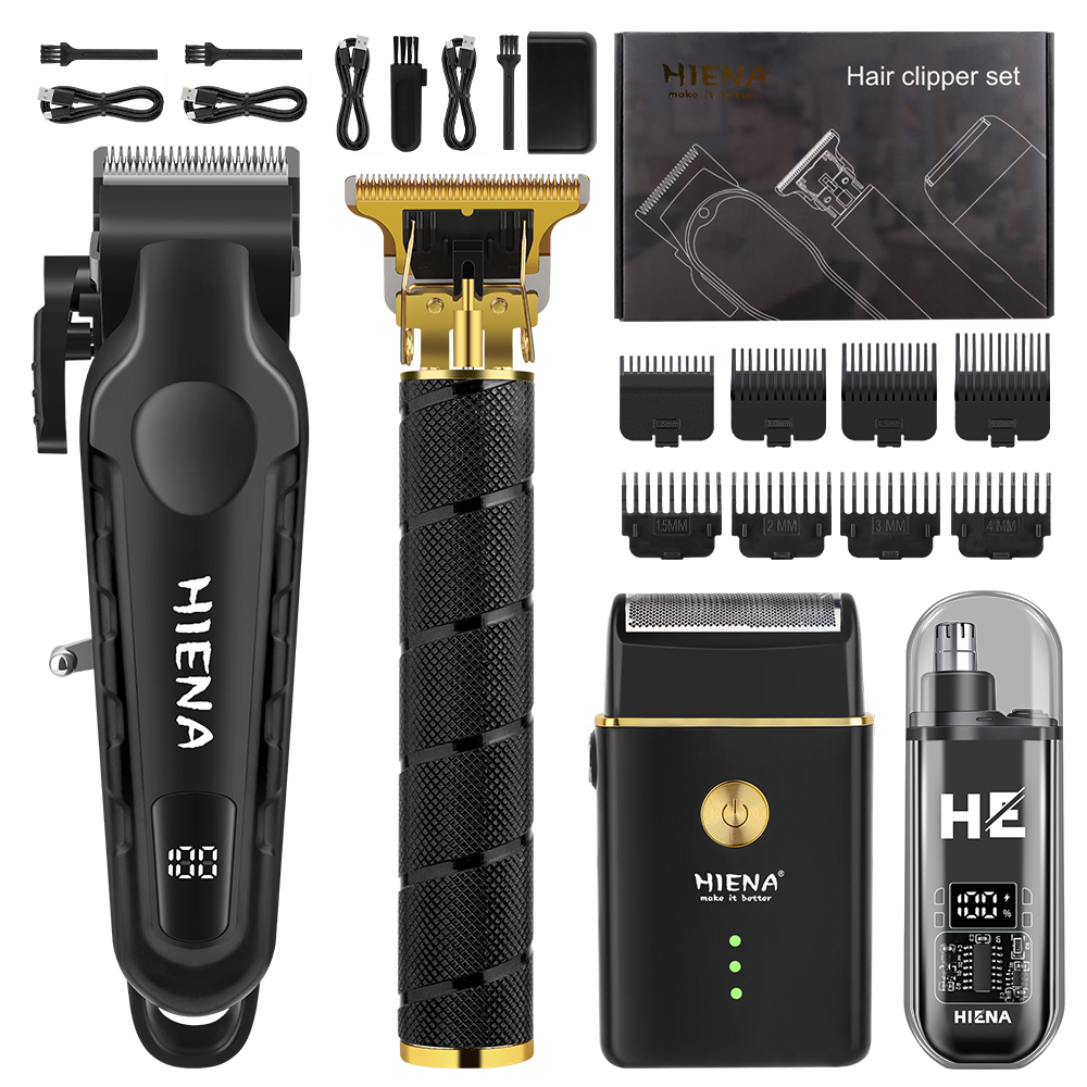 Men'S Grooming Nose Hair Trimmer - Ensemble de tondeuses à cheveux HIENA