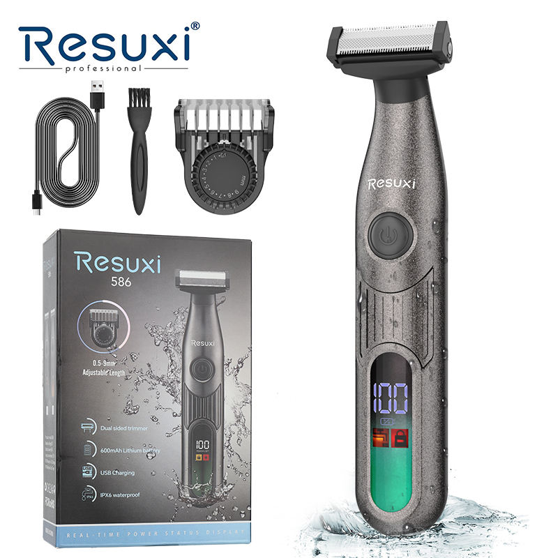 Men'S Grooming Hair And Body Wash - Rasoir électrique pour homme Resuxi 586