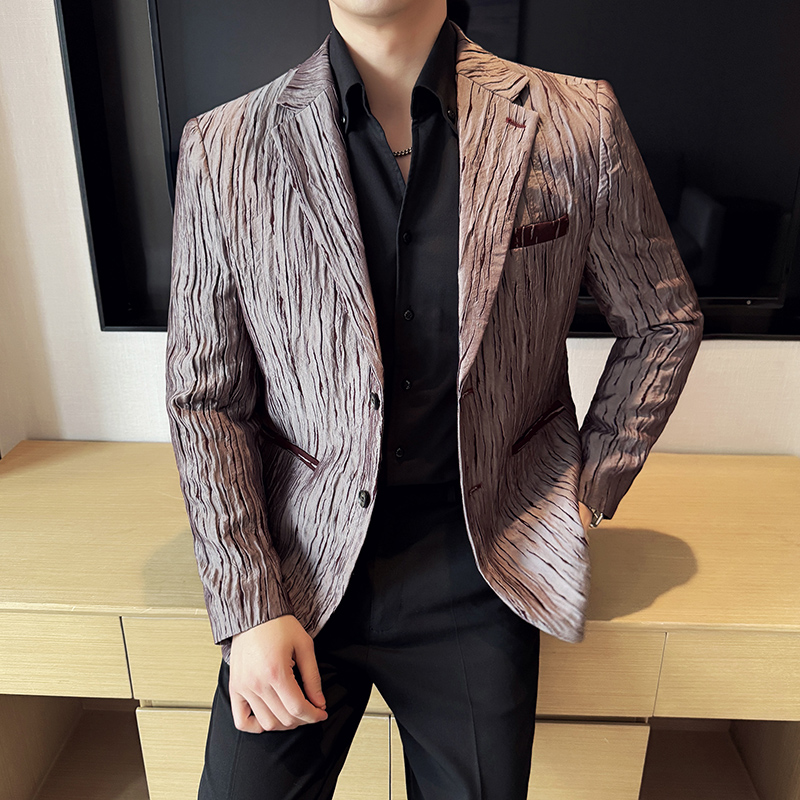Men'S Grooming Trends - Tendance coréenne 3D veste de costume