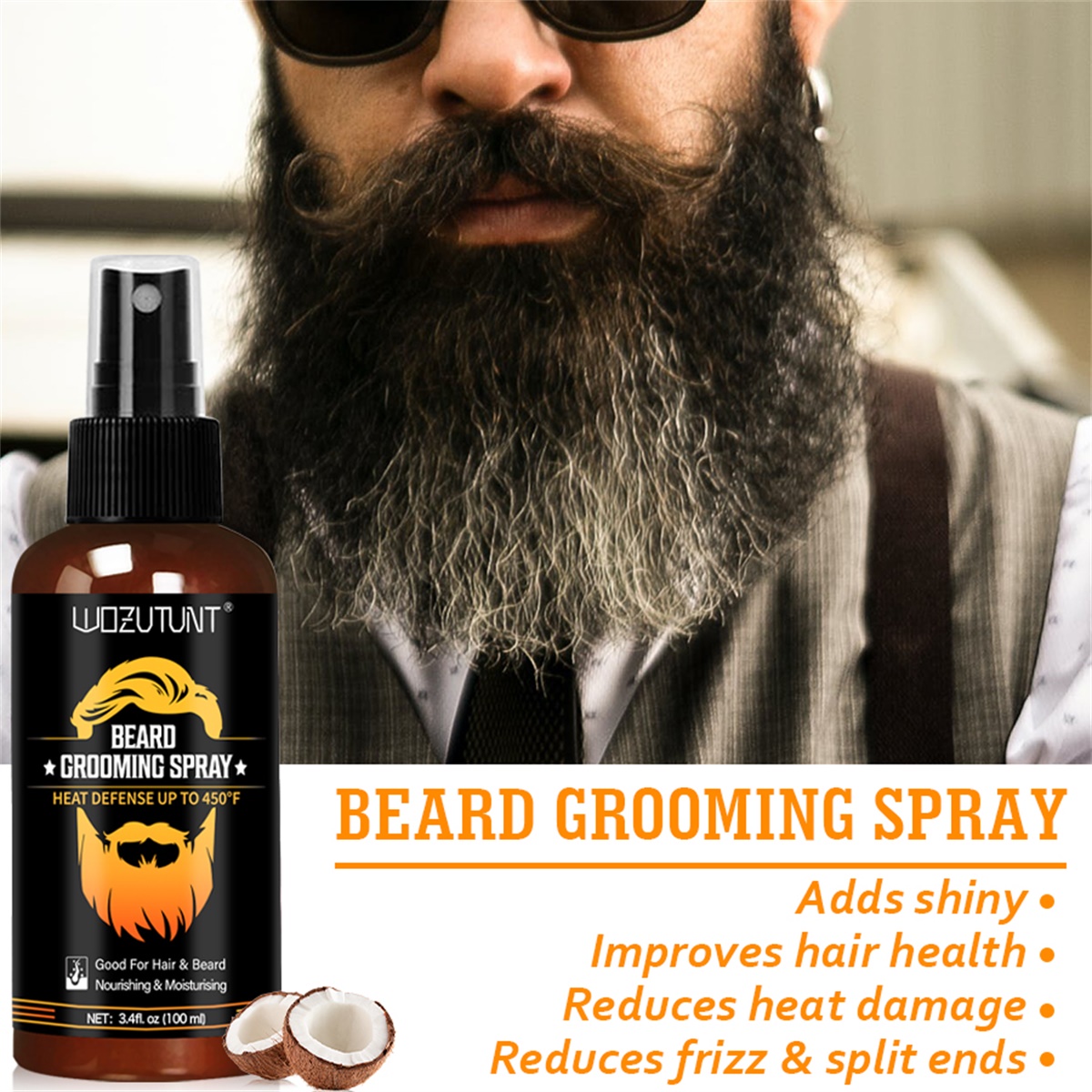 Spray de soin pour barbe, séru - Mens Grooming Treatment avis et prix