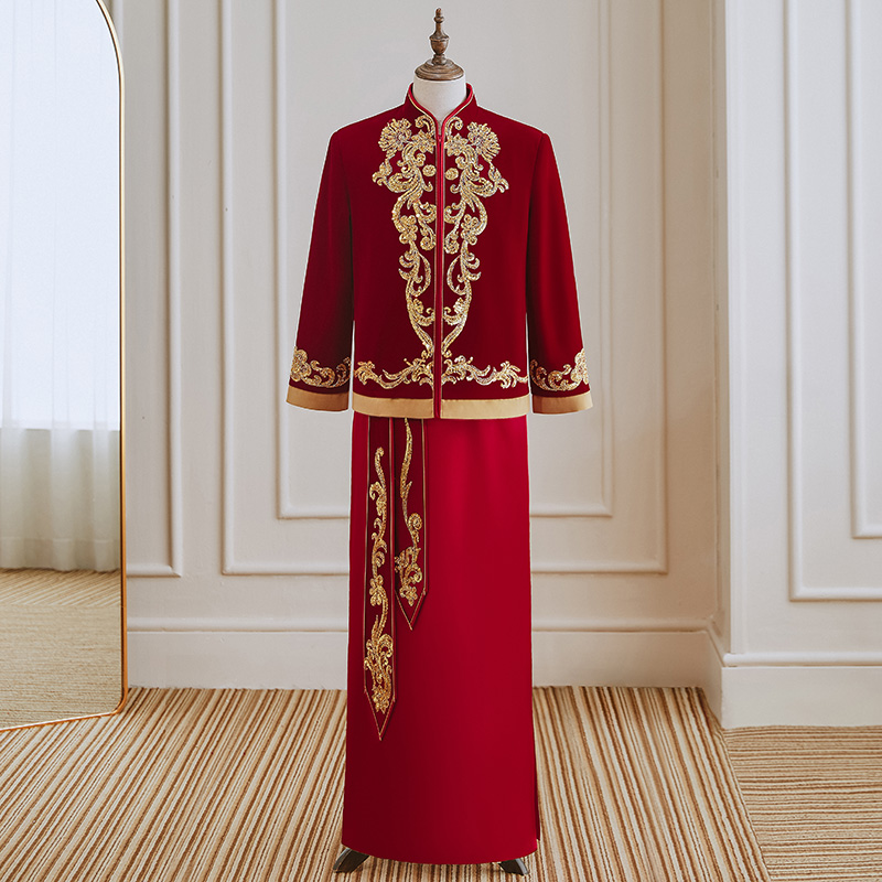 Robe de marié chinoise en velo - Men'S Grooming Trends avis et prix