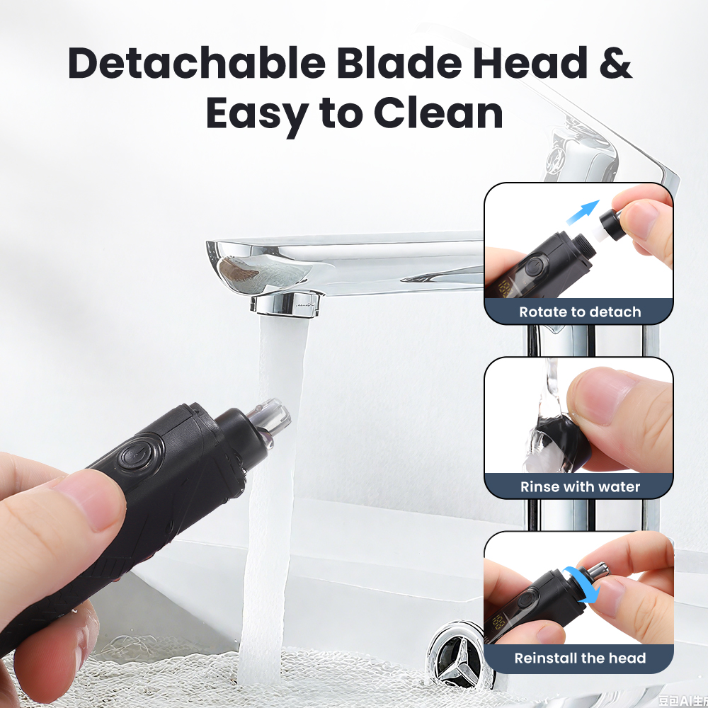 Tondeuse à poils de nez Rechar - Men'S Grooming Nose Hair Trimmer avis et prix
