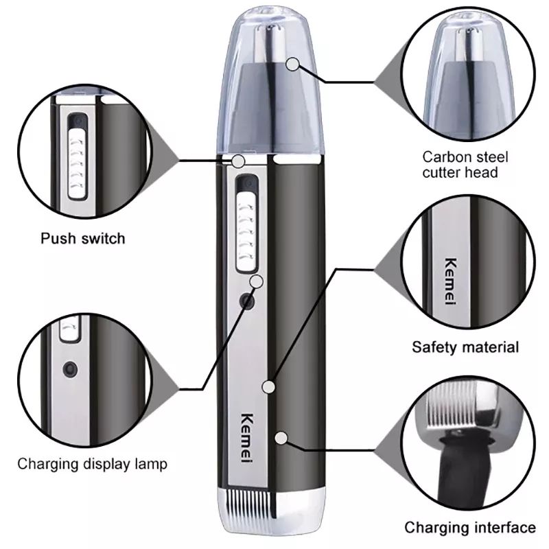 Kemei tondeuse électrique tout - Men'S Grooming Nose Hair Trimmer avis et prix