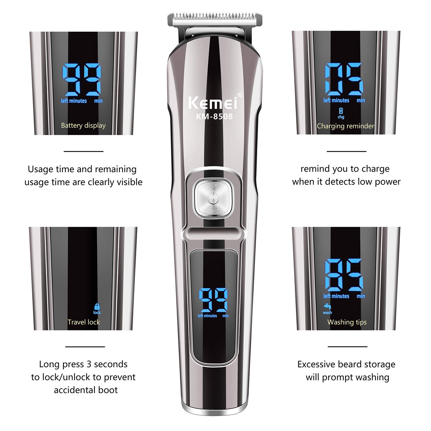 Original kemei tout en un tond - Men'S Grooming Hair And Body Wash avis et prix